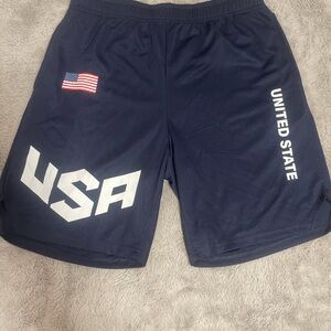 USA Navy Blue Men's Shorts
